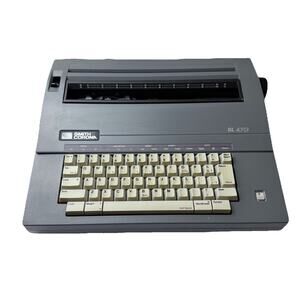 Vintage Smith Corona Electric Typewriter SL 470 Case Lid Works tested SL470 C1